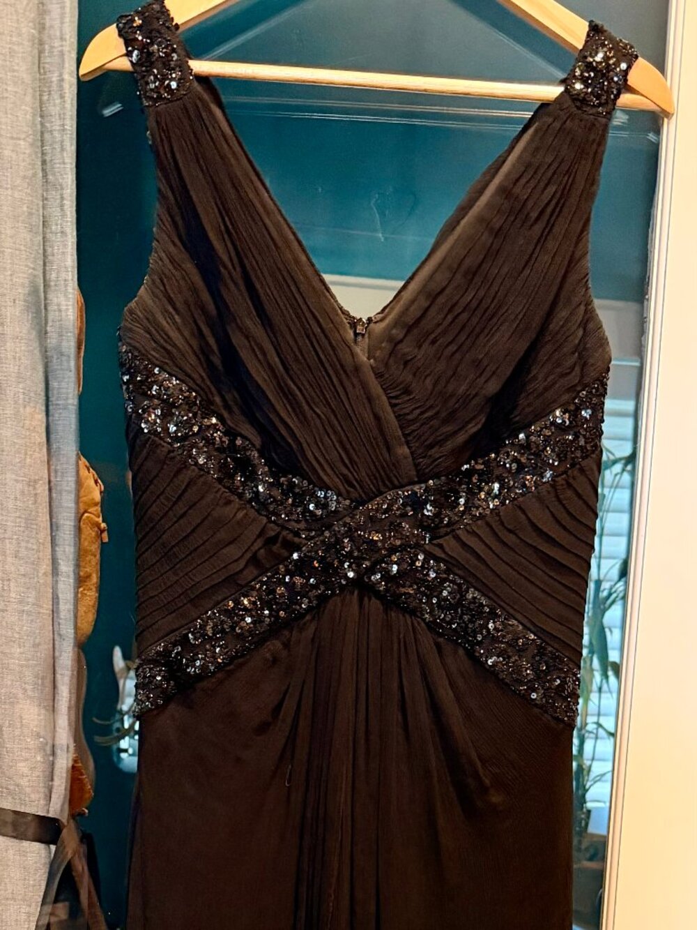 Tadashi Collection Black Evening Gown